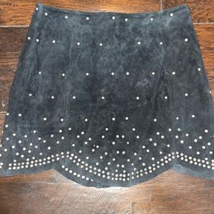 Free people Suede Skirt